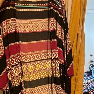Wrangler Tribal Print Kimono Cardigan